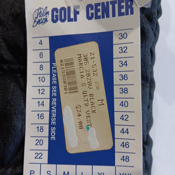 Marcia Women's (Size M) Black Zip Down Quilted Vest (NWT) - Picture 5 of 9